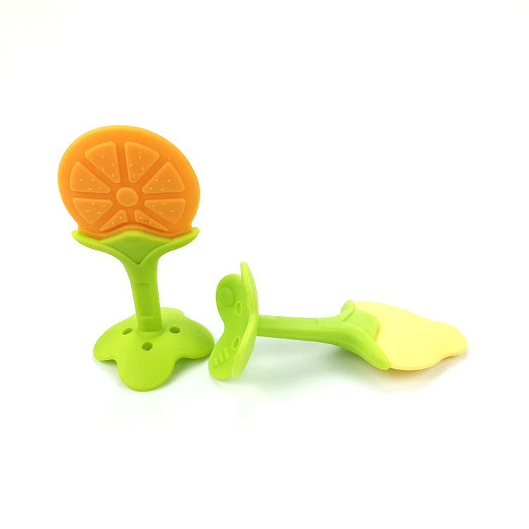 水果造型硅胶牙胶磨牙棒